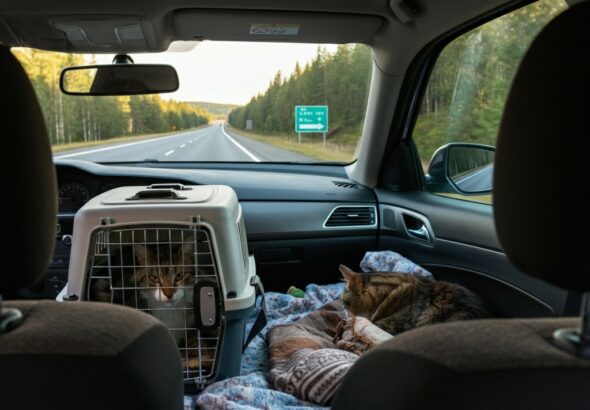 How to Travel Long Distance With a Cat