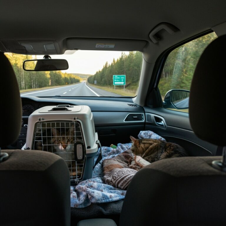 How to Travel Long Distance With a Cat